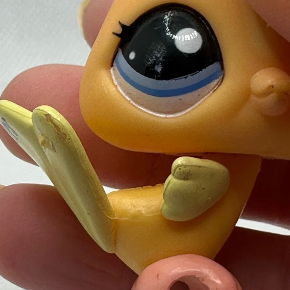 Orange and Yellow Pastel Peacock‎ Bird Littlest Pet Shop.  Guaranteed authentic